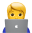 person at computer emoji