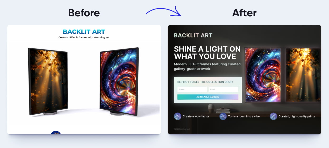 B-A Backlit Art - D-min