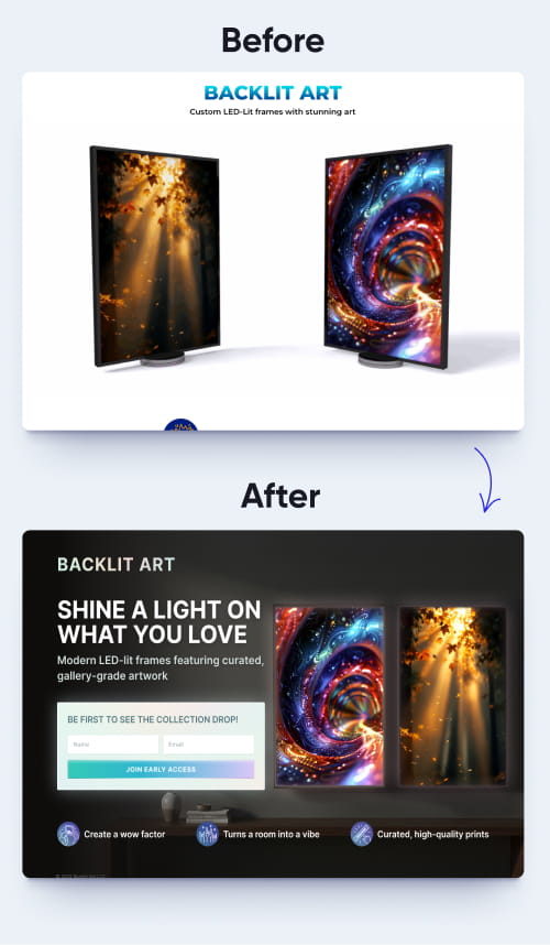 B-A Backlit Art - M-min